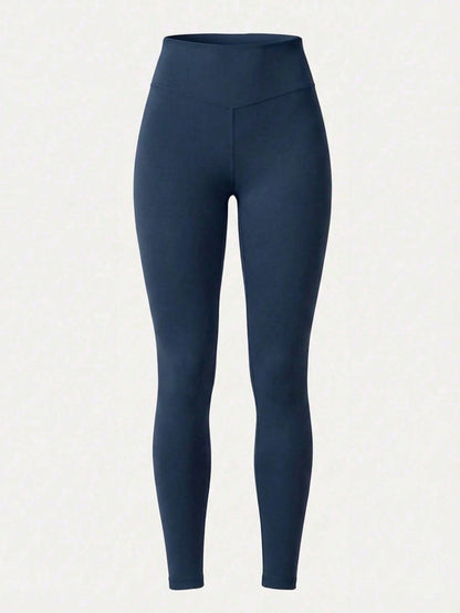 Seamless High Waist Booty Lifting Leggings - Profile View