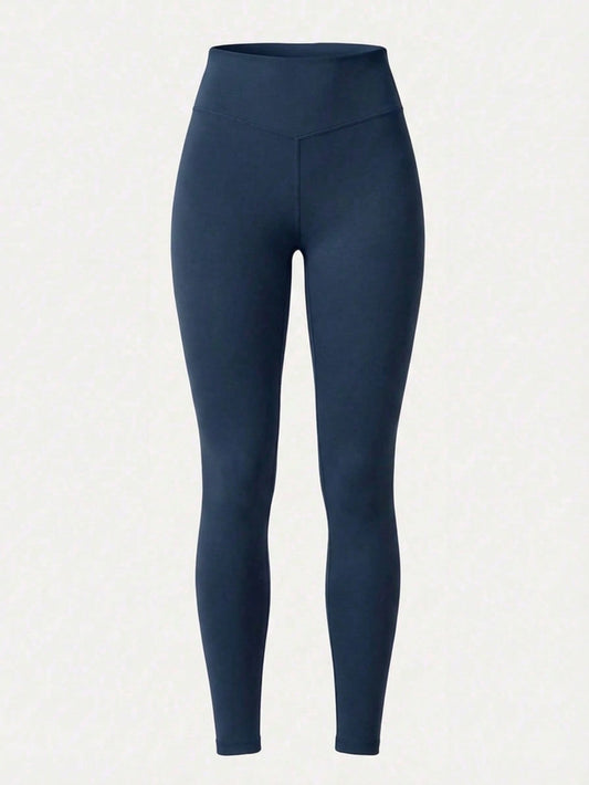 Seamless High Waist Booty Lifting Leggings - Profile View