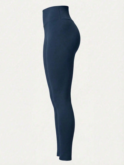 Seamless High Waist Booty Lifting Leggings - On Model Back View